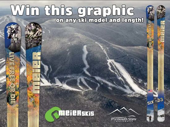 Picture of Meier's 'Live Free Or Die' Custom Ski Raffle 2025