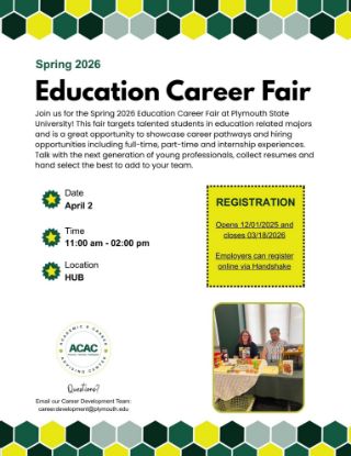 Picture of Spring 2026 Education Career Fair   